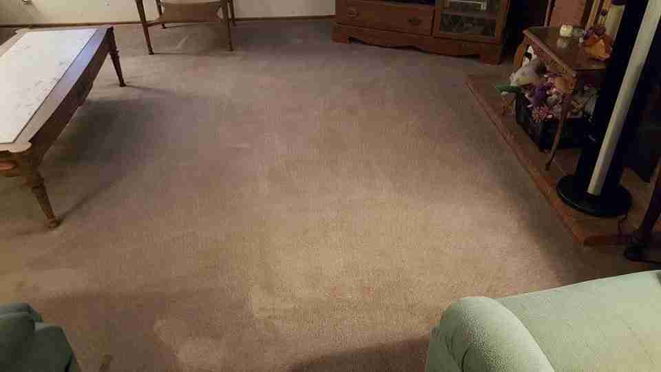 Carpet after Spiker cleaning