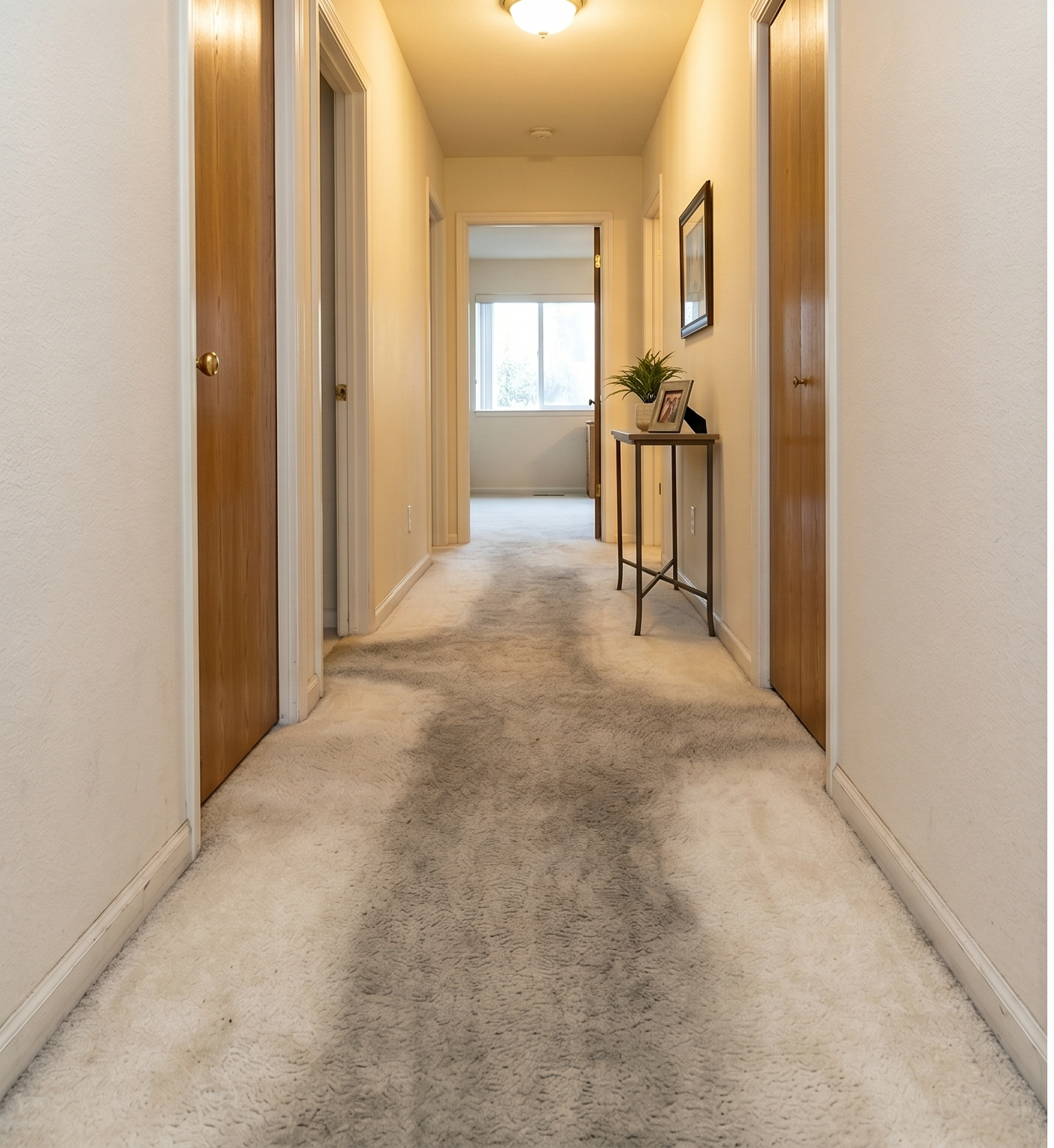 -Carpet before Spiker cleaning