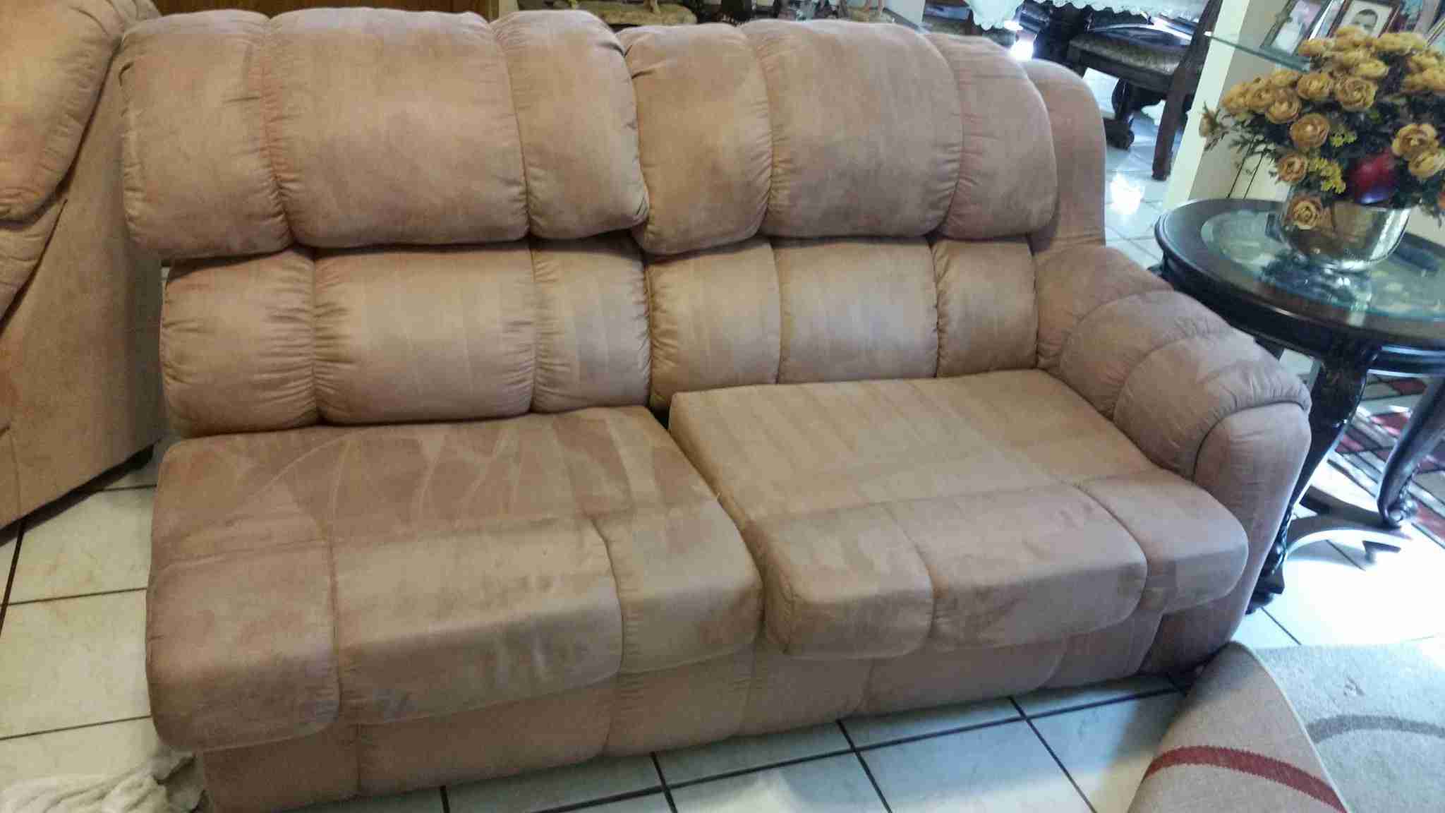 Upholstery after Spiker cleaning